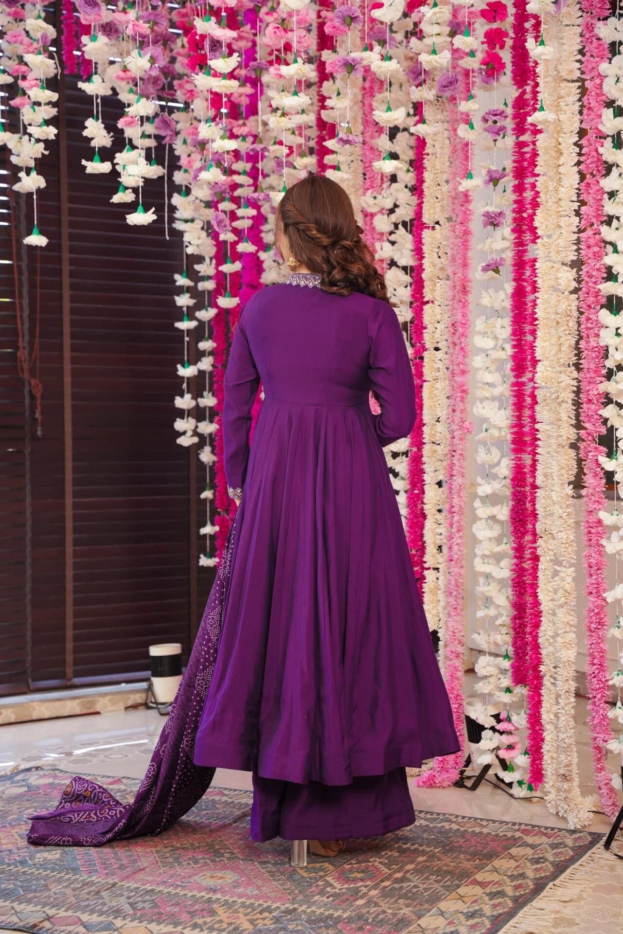 Dreamy purple Muslin suit set Purple Suit Set Dreamy purple Muslin suit set Purple Suit Set