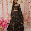 Image of Farisha black lehenga set Black Kurta Set displayed with matching accessories and styling for ethnic wear collection.