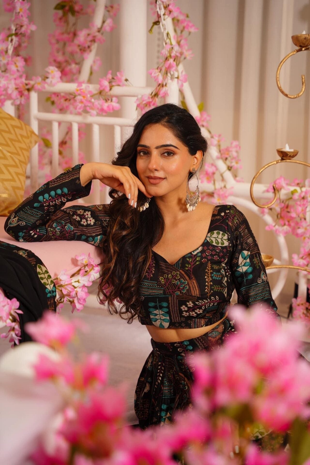 Farisha black lehenga set Black Kurta Set Farisha black lehenga set Black Kurta Set