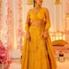 Image of Golden dawn elegance lehenga set  Kurta Set displayed with matching accessories and styling for ethnic wear collection.