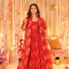 Image of Emily organza suit set  Suit Set displayed with matching accessories and styling for ethnic wear collection.