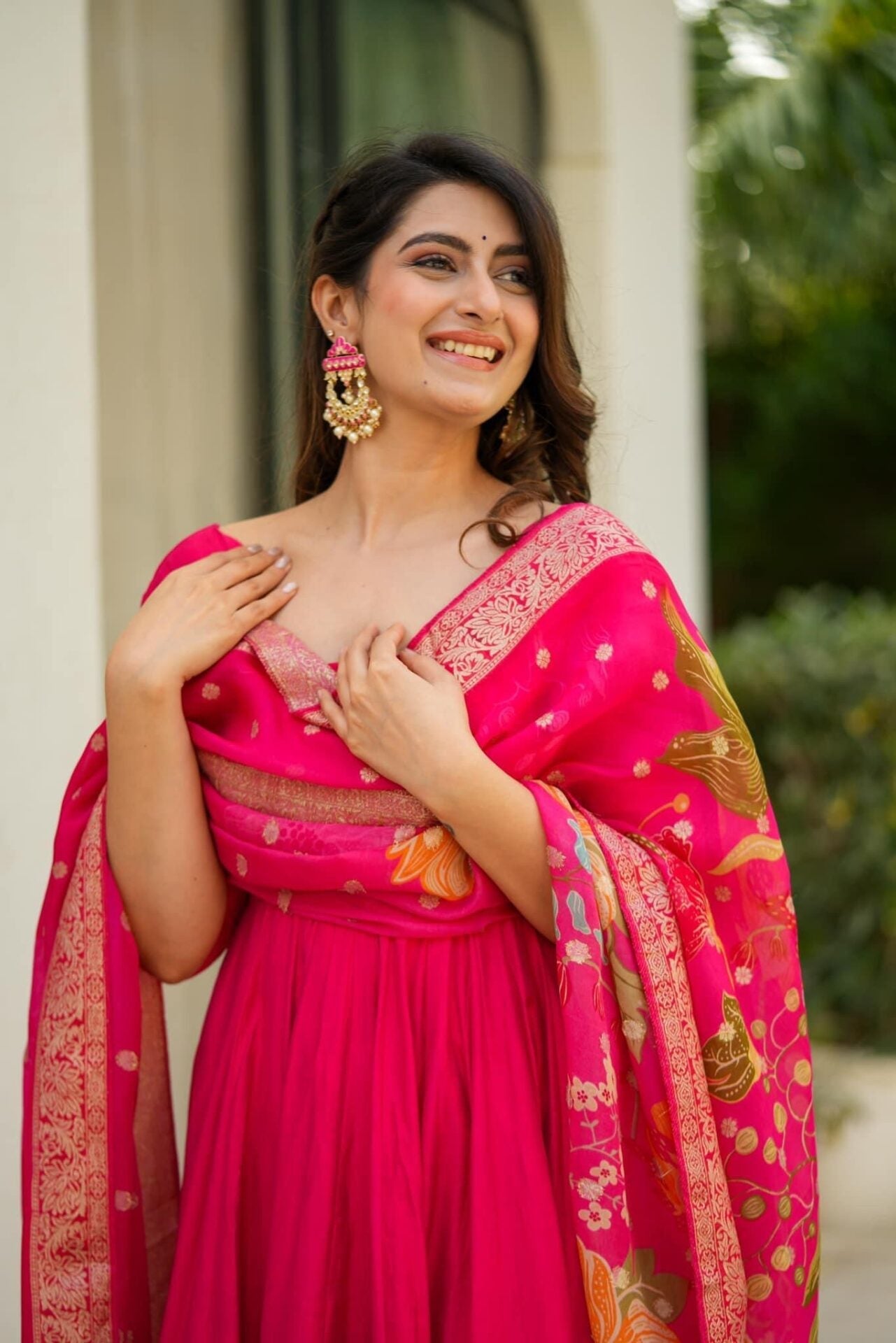 Ekantha pink silk suit set Pink Suit Set Ekantha pink silk suit set Pink Suit Set
