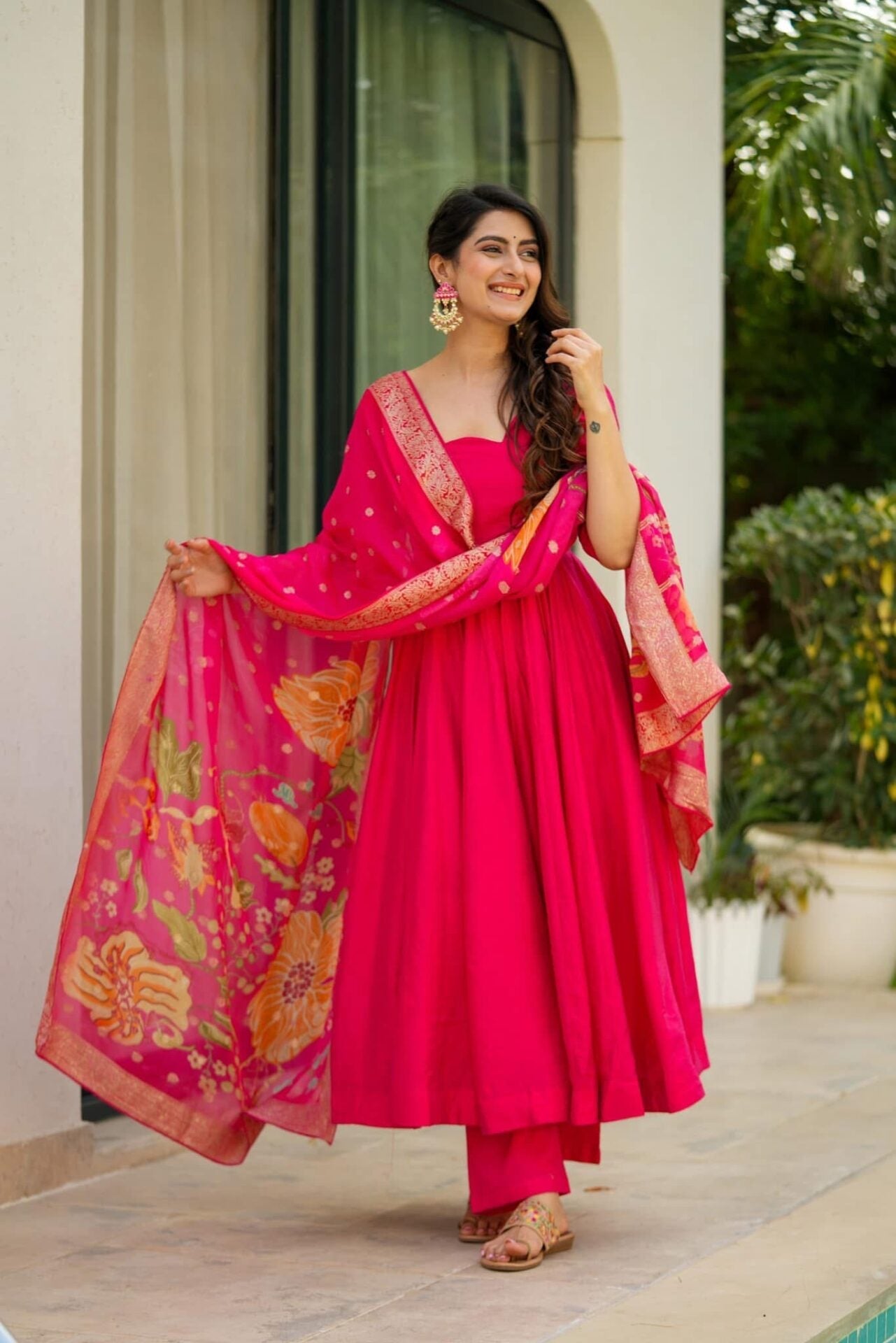 Ekantha pink silk suit set Pink Suit Set Ekantha pink silk suit set Pink Suit Set