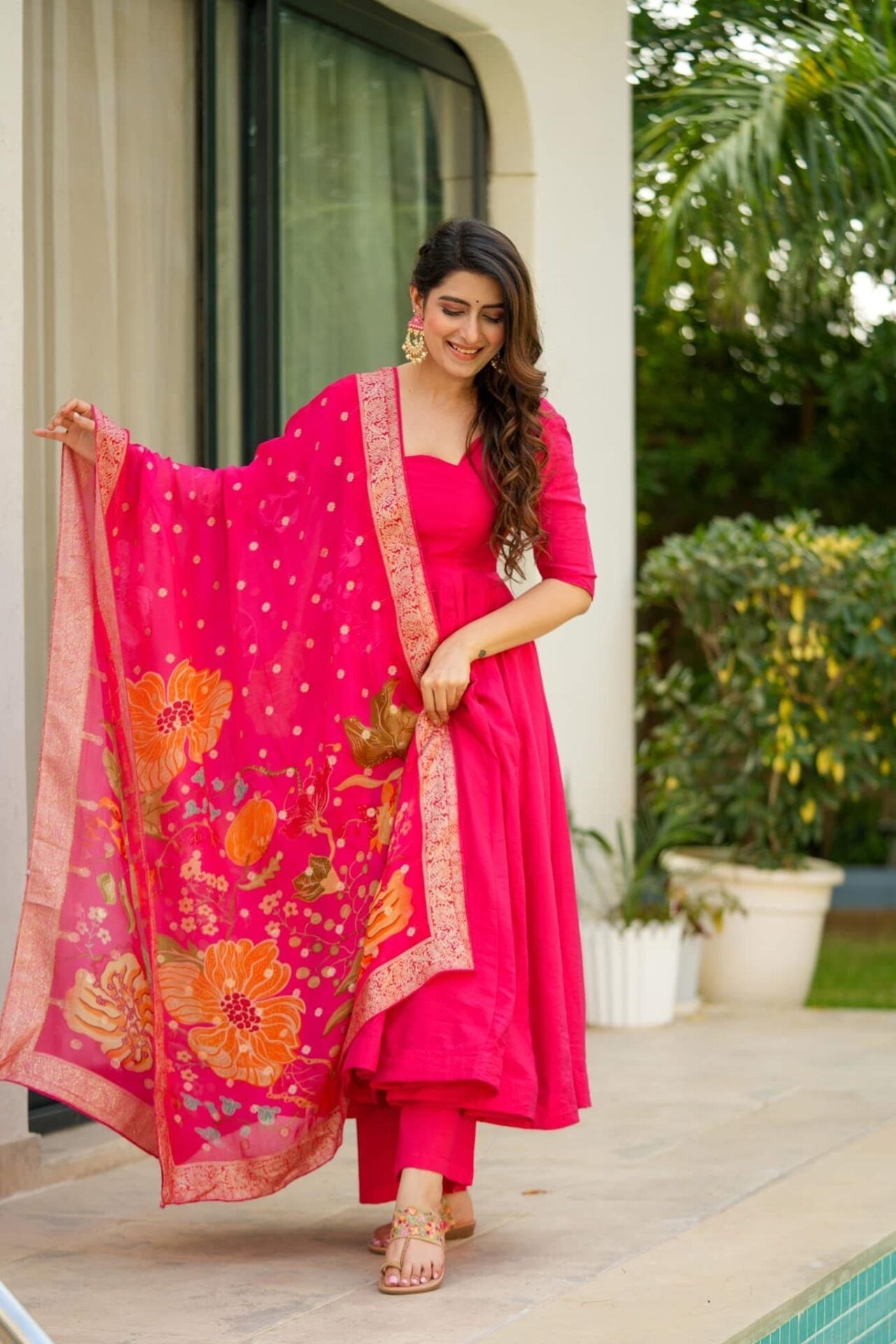 Ekantha pink silk suit set Pink Suit Set Ekantha pink silk suit set Pink Suit Set