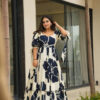 Image of Galaxy white cotton maxi White Cotton Kurta Set displayed with matching accessories and styling for ethnic wear collection.