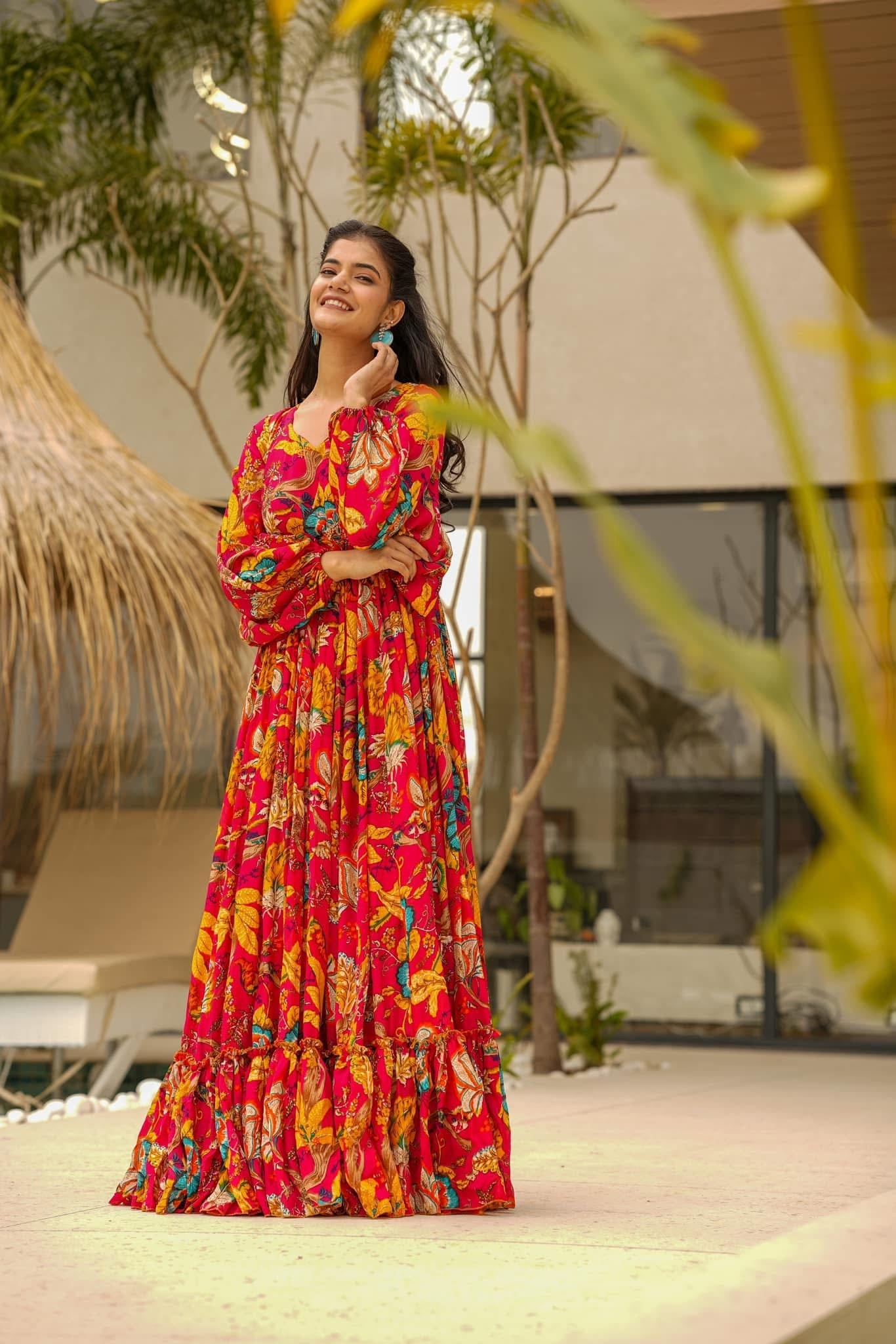 Drishti chinon maxi Kurta Set Drishti chinon maxi Kurta Set
