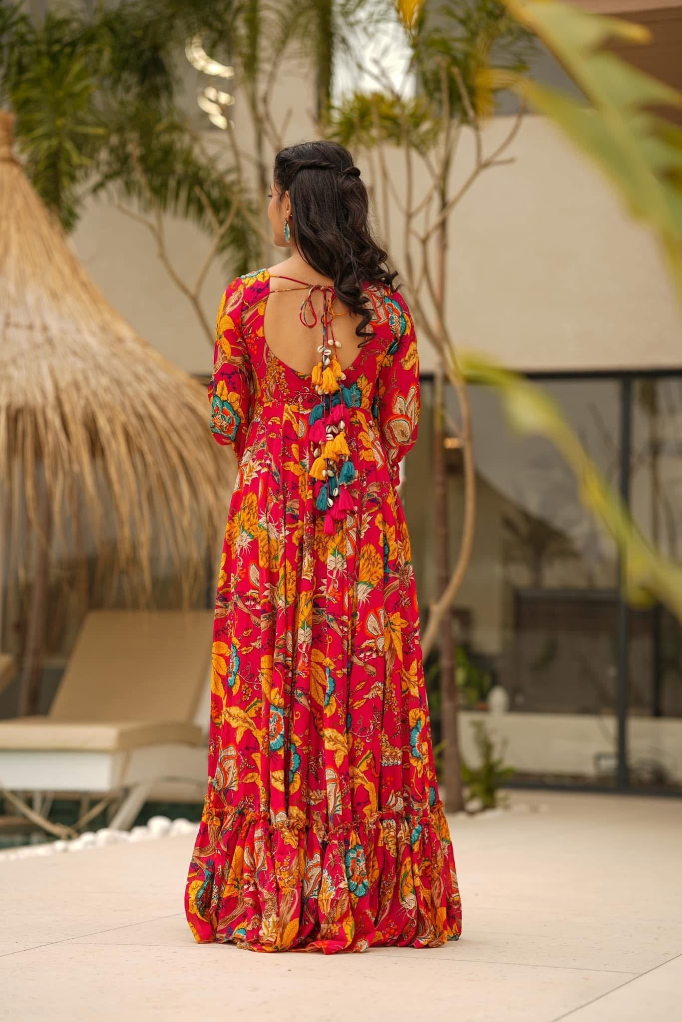 Drishti chinon maxi Kurta Set Drishti chinon maxi Kurta Set