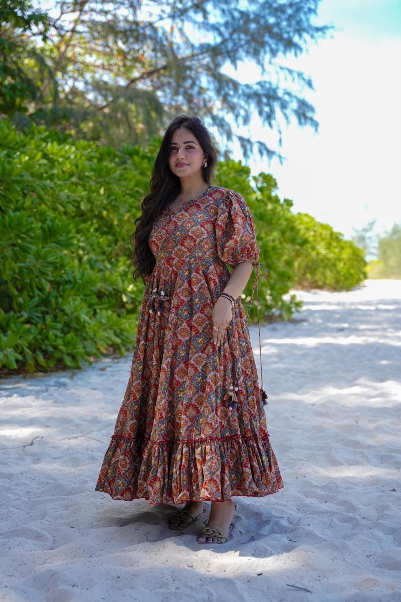 Floral Serenity Dream Cotton Dress Cotton Dress Floral Serenity Dream Cotton Dress Cotton Dress