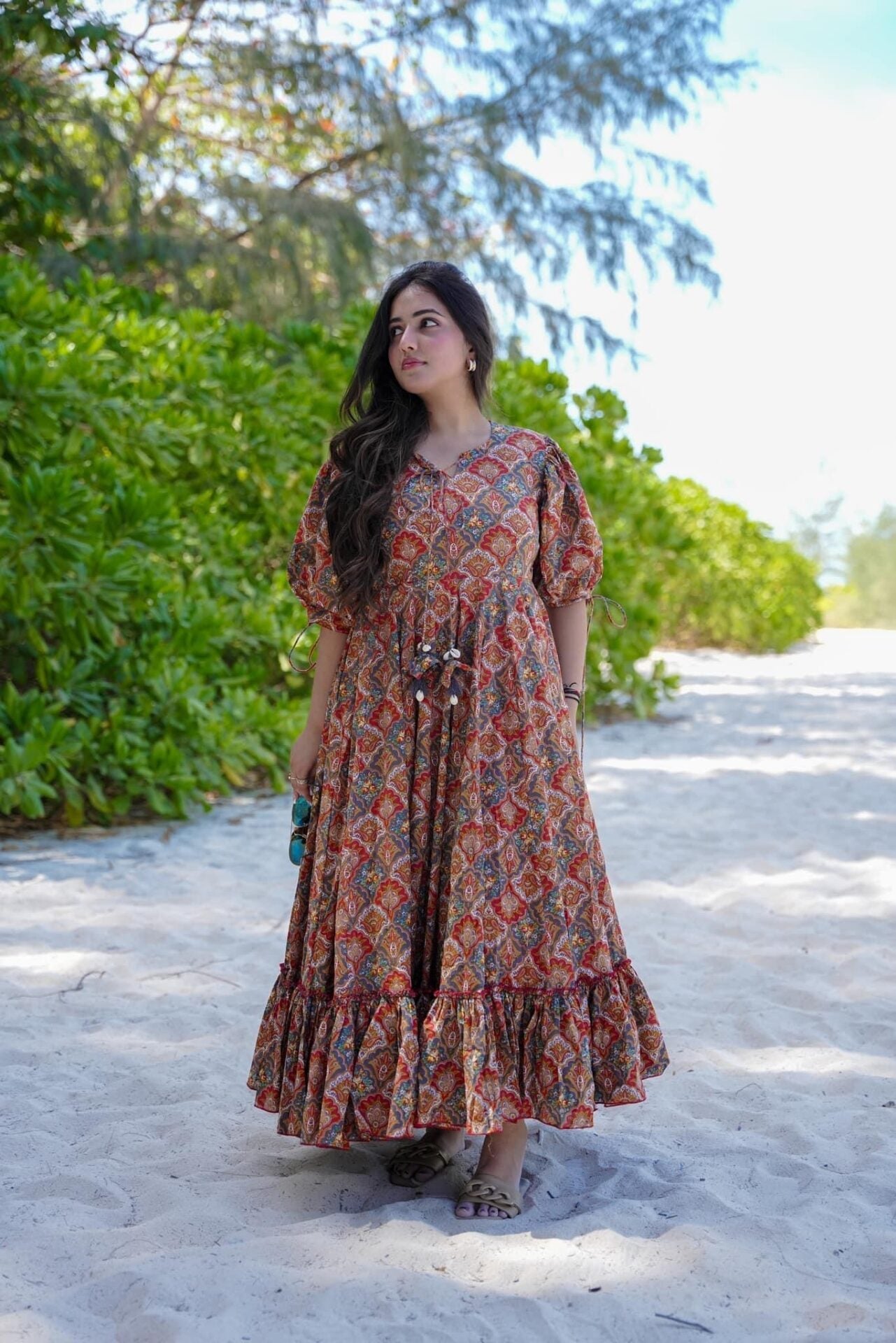 Floral Serenity Dream Cotton Dress Cotton Dress Floral Serenity Dream Cotton Dress Cotton Dress
