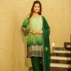 Image of Green Paradise Short kurta set Green Kurta Set displayed with matching accessories and styling for ethnic wear collection.