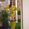 Image of HAZEL GREEN EMBROIDERED SET Green Kurta Set displayed with matching accessories and styling for ethnic wear collection.
