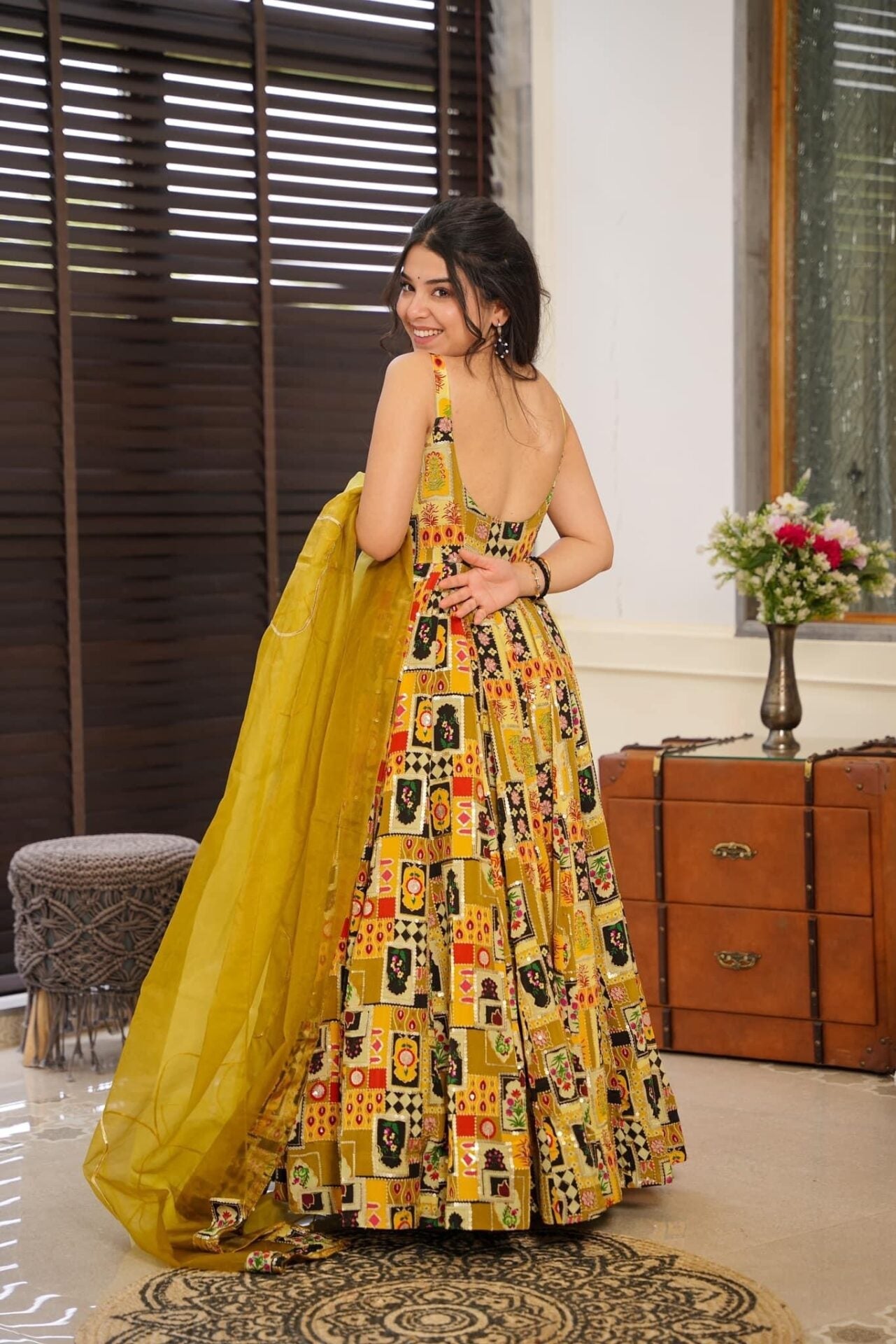 Gaurangi yellow heavy maxi set Yellow Kurta Set Gaurangi yellow heavy maxi set Yellow Kurta Set