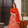 Image of Estella embroidered heavy maxi set  Kurta Set displayed with matching accessories and styling for ethnic wear collection.