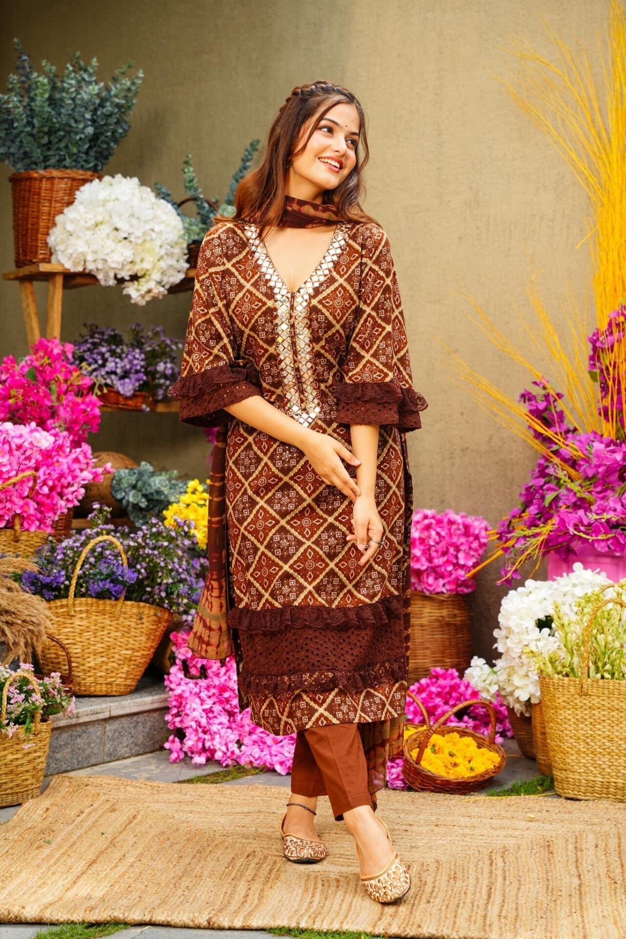 DIHU RAYON STRAIGHT SUIT SET Suit Set DIHU RAYON STRAIGHT SUIT SET Suit Set
