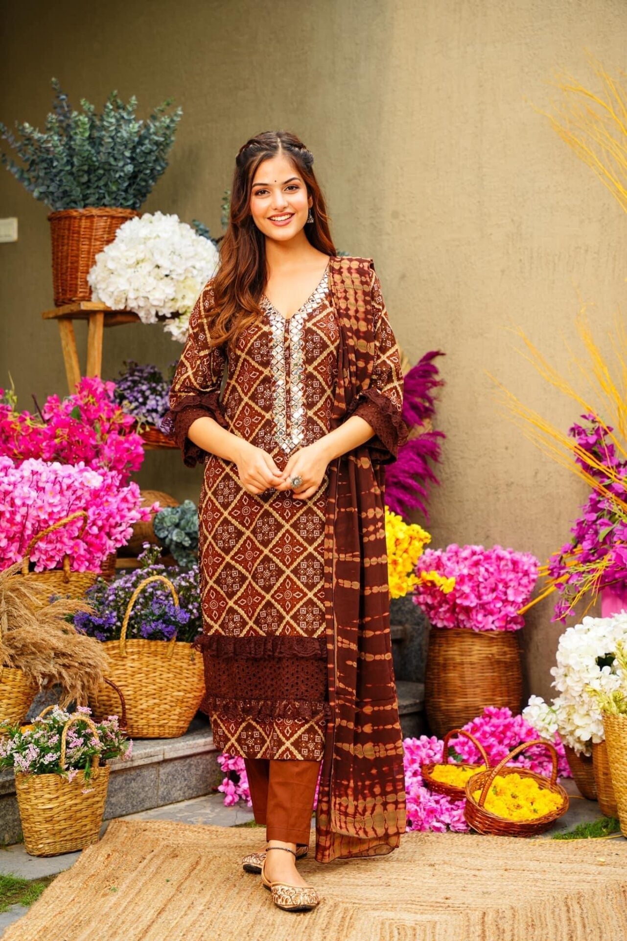DIHU RAYON STRAIGHT SUIT SET Suit Set DIHU RAYON STRAIGHT SUIT SET Suit Set
