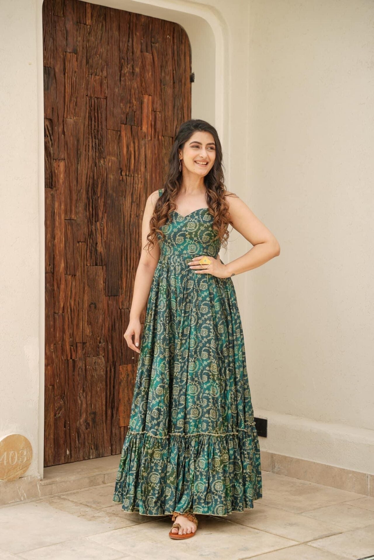 Gauhar green muslin maxi Green Kurta Set Gauhar green muslin maxi Green Kurta Set