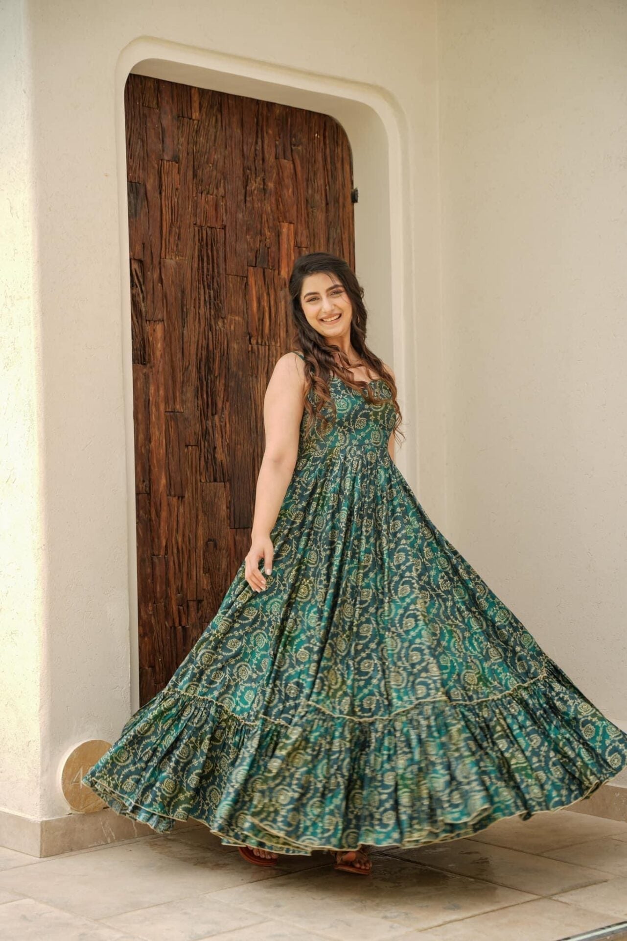 Gauhar green muslin maxi Green Kurta Set Gauhar green muslin maxi Green Kurta Set