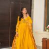 Image of Hadiya yellow suit set Yellow Suit Set displayed with matching accessories and styling for ethnic wear collection.