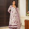 Image of Frosted purple cotton suit set Purple Cotton Suit Set displayed with matching accessories and styling for ethnic wear collection.