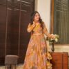 Image of Dhanishta heavy embroidered lehenga  Kurta Set displayed with matching accessories and styling for ethnic wear collection.