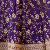 Purple Lehenga Choli Front View with Beautiful Choli Design and Flared Lehenga | Ethnic Race