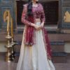 Magenta Zari Work Silk Lehenga Choli for Engagement & Weddings - View 3