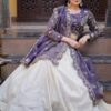 Sangeet-ready purple lehenga choli dupatta combination